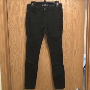 Hollister Low-Rise Super Skinny Black Jeans
